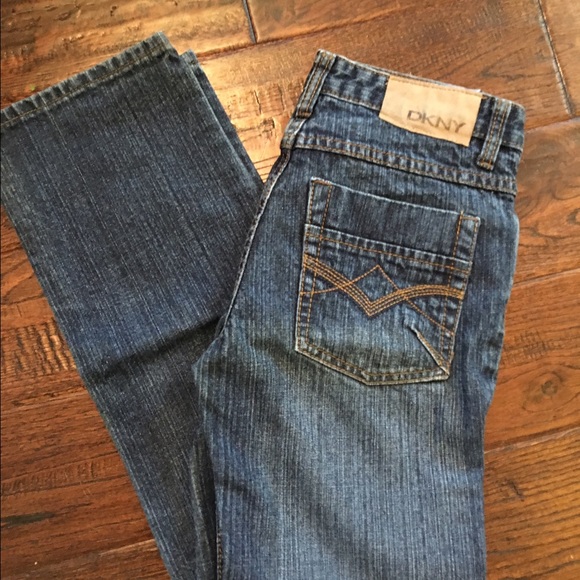 DKNY boys girls denim blue jeans 12