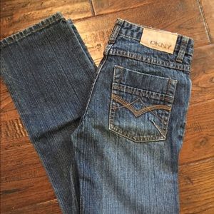 DKNY boys girls denim blue jeans 12