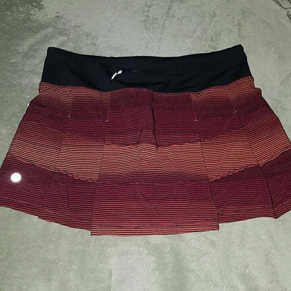 Lululemon pace rival skirt sz 6 nwt