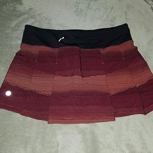 Lululemon pace rival skirt sz 6 nwt