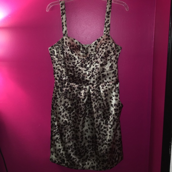 Cheetah print dress