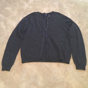 Wool button up sweater