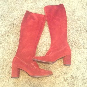 Vintage suede boots
