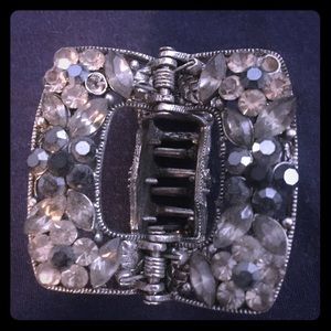 Rhinestone Metal Hair Clip
