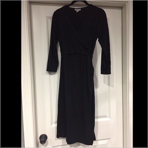 Long sleeve maternity dress