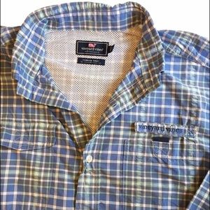 NWT Vineyard Vines Harbor Shirt Plaid Size M