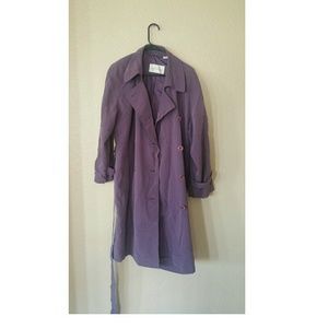 Purple Jones New York TrenchCoat