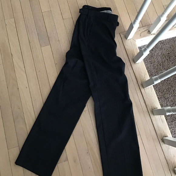 Men's express photographer pinstripe dress pant