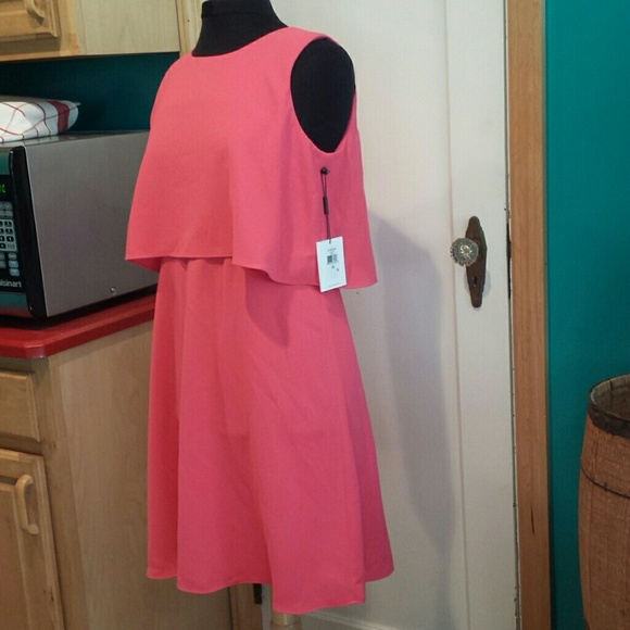 Coral Calvin Klein dress size 10