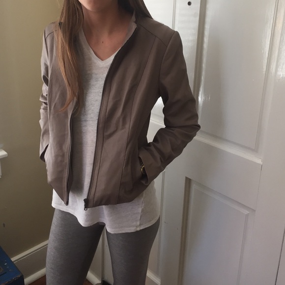 NWOT Ann Taylor Leather Jacket