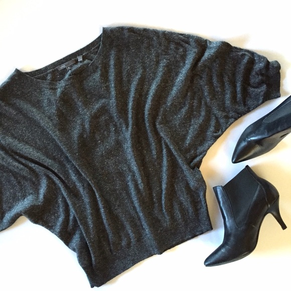 Vince Sweaters - Vince dolman sleeve grey sweater