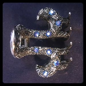 Rhinestone Metal Hair Clip