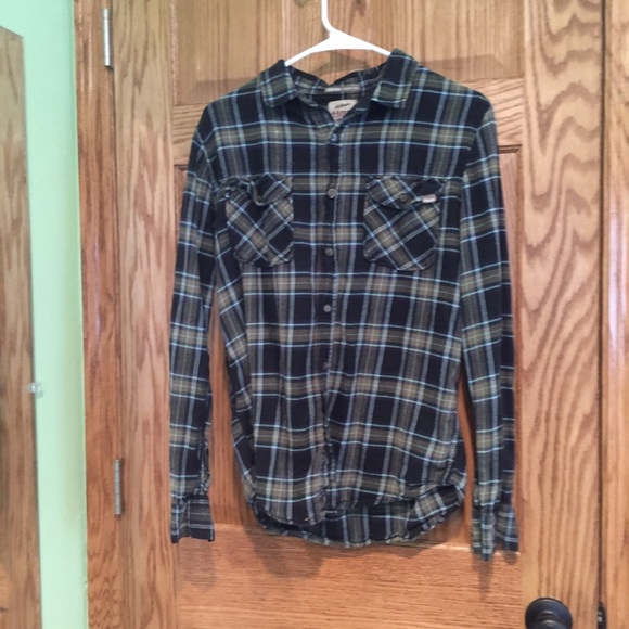 Tops - 🔥ONE HOUR SALE!🔥Plaid Button Down Top