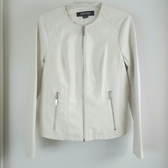 Kenneth Cole Faux Leather Jacket