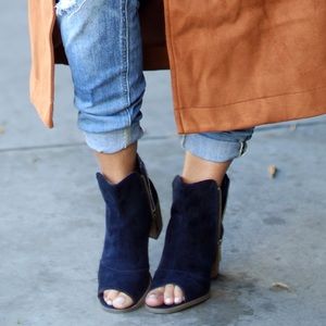 BRAND NEW suede booties