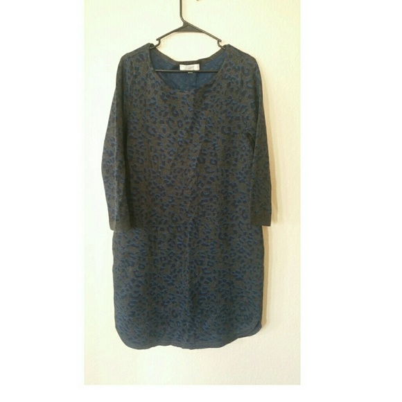 Blue Leopard Dress/Long Shirt