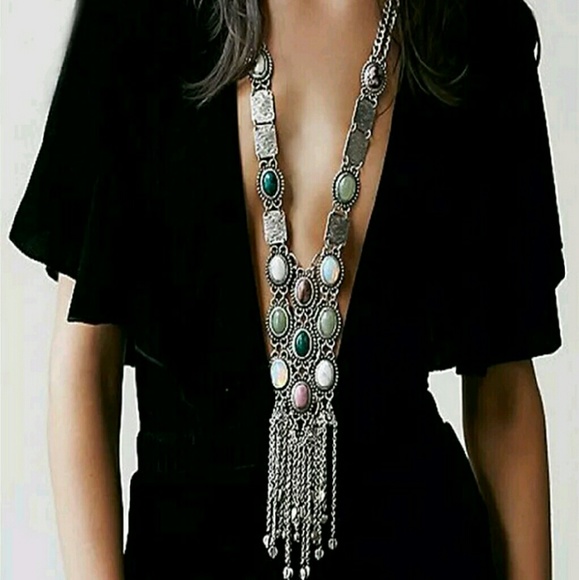 LAST ONE! !๐Boho Chic Long Statement Necklace - Picture 3 of 4