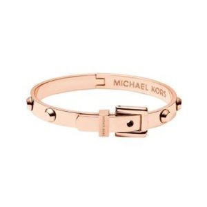 Rose Gold Michael Kors Buckle Bangle