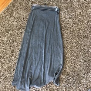 Grey Maxi Skirt