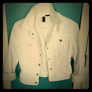 White Jean Jacket