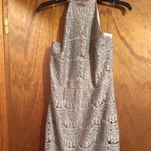 Beautiful silver lace dress from Charlotte Russe