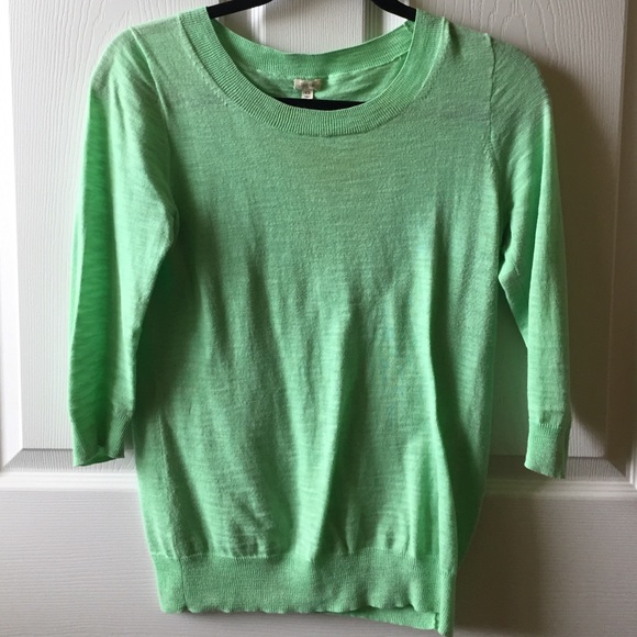 J Crew Factory Tipi Sweater, mint green size XS