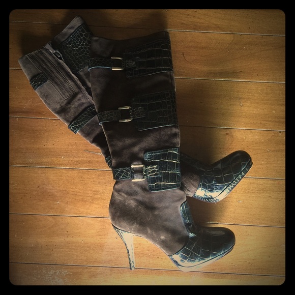 Max Studio 'Juniper' 8 1/2 Brown Boot