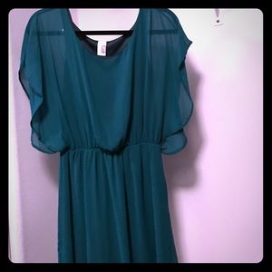 Hunter green dress