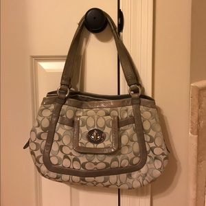 Bundle Coach Mini Sig and Coach Gray Sig Bags