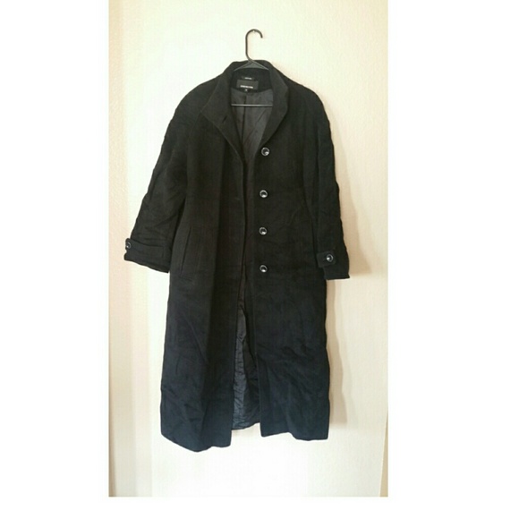 Black Long Peacoat