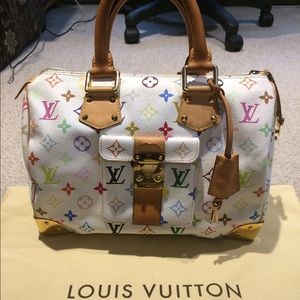 Authentic Louis Vuitton Speedy 30 Multicolor