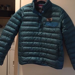 Patagonia half button puffy