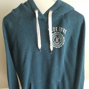 H&M LOGG Teal Hoodie NWT Super soft