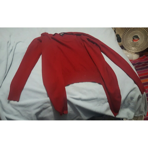 PAPAYA Red Cardigan