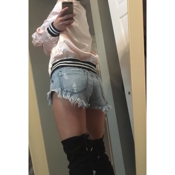⚡️FLASH SALE LARGE LEFT Retro satin bomber jacket - Picture 4 of 4