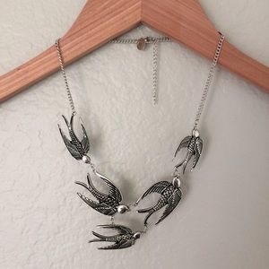 Flock of birds necklace from Zad