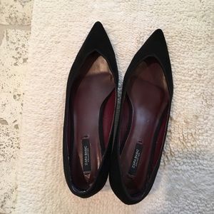 ❌SOLD❌Zara suede point heels