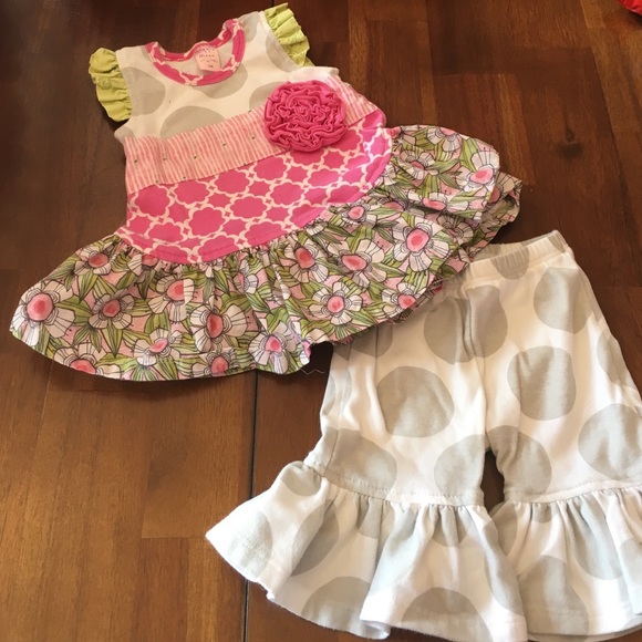 Giggle moon 12month girls outfit