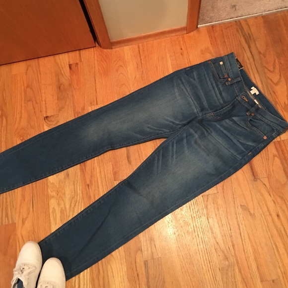 High rise skinny jeans J Crew
