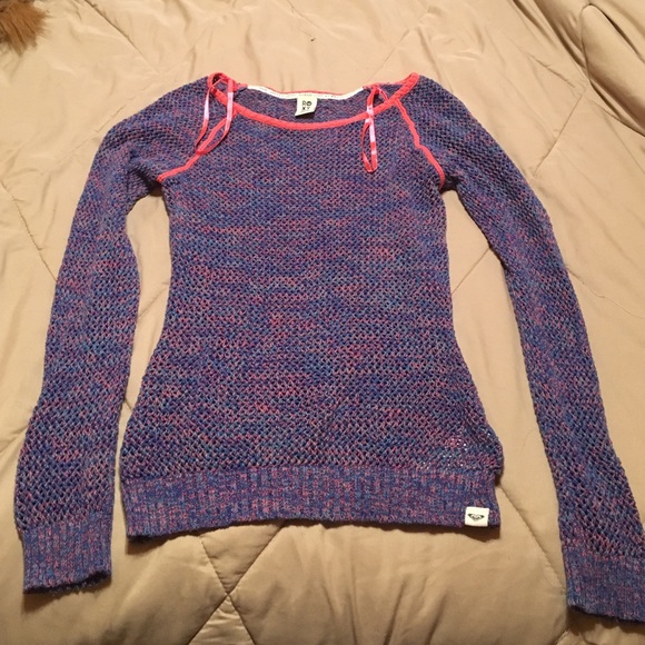 Open knit sweater