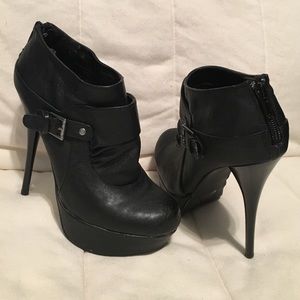 Black Heeled Booties