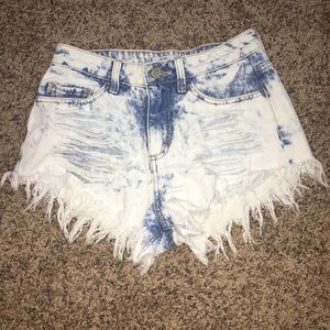 Destroyed Jean Shorts