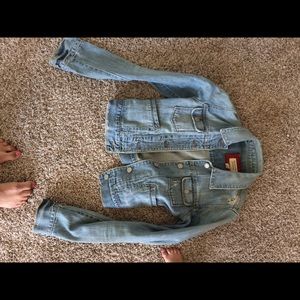 PRICE DROP Vintage destroyed Abercrombie jacket