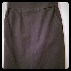 Stretch High Waisted Pencil Skirt