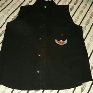 Biker babe muscle tee