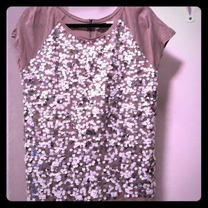 Loft sequined top