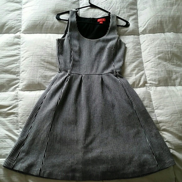 Elle Striped A-Line Dress