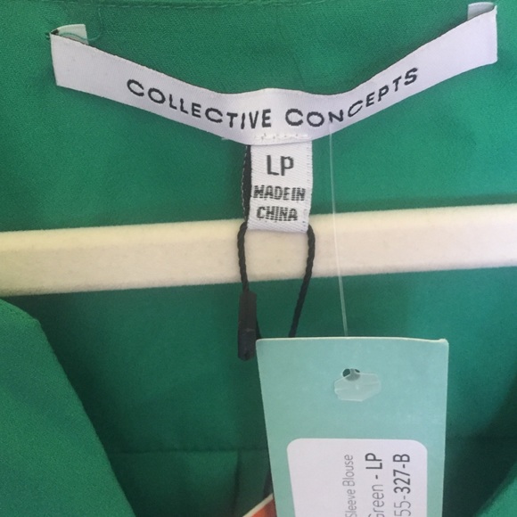Collective Concepts gorgeous green top - Picture 3 of 3