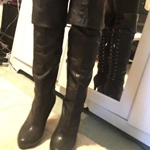 Over the knee/ fold over heeled boots