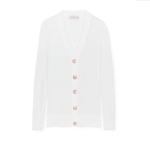 ✨Authentic✨Tory Burch white sweater